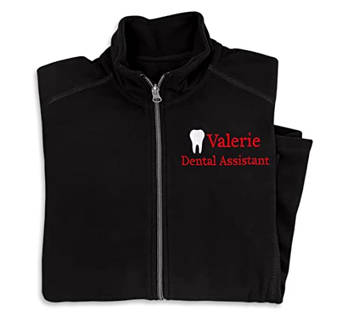 NACRE APPAREL Custom Dental Jacket for Women Personalized Embroidered Lightweight Dental Assistant Jacket