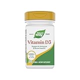 Nature's Way Vitamin D3, Bone Health and Immune Function*, 2000 IU (50 mcg per Serving), 120 Softgels (Packaging May Vary)