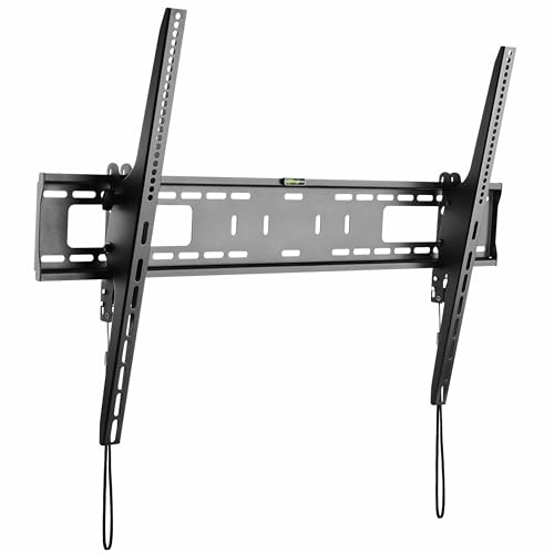 RICOO Soporte TV Pared Inclinable Fijo Extra-Plano Televisión 60-100' (152-254cm) N2396 Universal Televisor LED/LCD/Curvo VESA 300x200-600x400