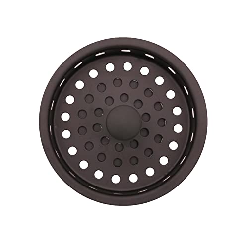 Westbrass A2165-12 4-1/4" OD Post Style Large Kitchen Basket Strainer with Waste Disposal Flange and Stopper Drain Set, Oil Rubbed Bronze by Westbrass - Image 4