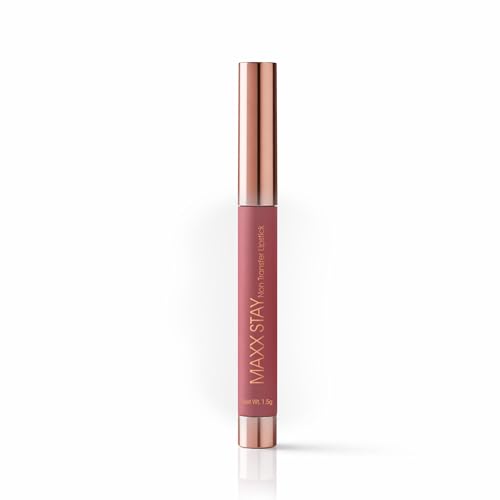 Image of Hilary Rhoda Maxx Stay Non Transfer Lipstick | Matte Finish & Transfer-Proof | 16-Hour Stay | Creamy Finish & Smudge Proof | Crayon Lipstick - 1.5g (Muted Mulberry - Shade 05)