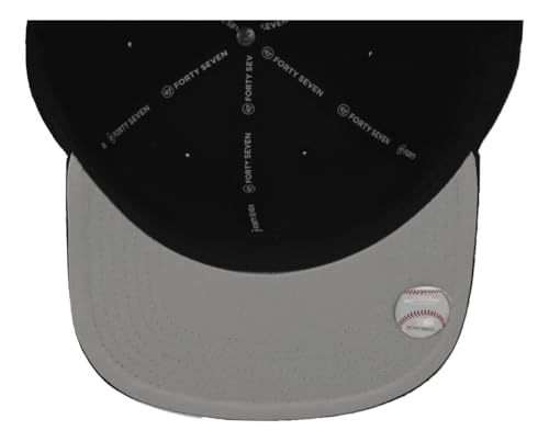 Gorra 47 Los Angeles Dodgers Ajustable Negra/Blanca Talla Única miniatura 4