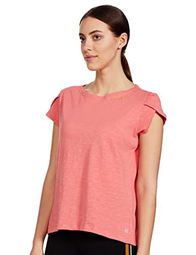Image of Enamor Women's Solid Relaxed Fit T-Shirt