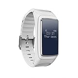 ★ MULTIFUNCIÓN: Contesta llamadas, música, recordatorios de llamadas, podómetros, indicadores de tiempo, calorías, kilometraje, despertadores, monitoreo del ritmo cardíaco, recordatorios sedentarios, fotos Bluetooth, anti-pérdida inteligente, natación y más.