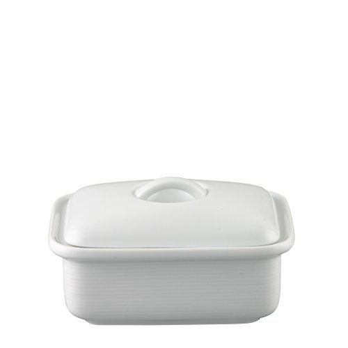 Thomas Trend Weiß - Butterdose mit Deckel,Porzelllan,weiß