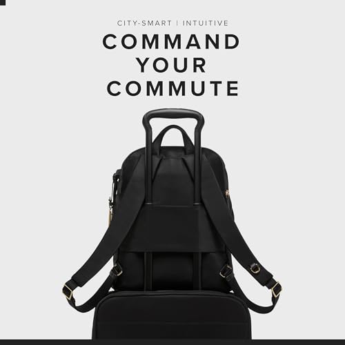 Mochila TUMI Voyageur para portátil, 14", Negra y dorada miniatura 6