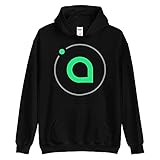 Siacoin Crypto Hooded Sweatshirt, Sia Coin Hoodie Black