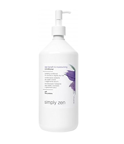Simply zen age benefit & moisturizing conditioner 1000 ml condizionatore idratante per capelli colorati o leggermente secchi 1000ml