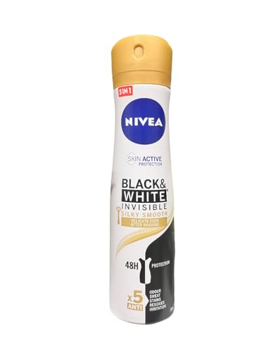 Nivea Spray Deodorant Black & White Invisible Silky Smooth - 150 ml