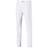 PUMA Golf- Jackpot 5 Pocket Pant Bright White 40/32