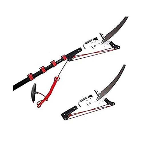 Podadora de árboles extensible de 5,4 m con cable de nailon para cortes limpios en altura