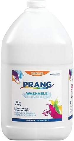 Prang 10607 Prang Washable Paint, Gallon Size, White, 1-Unit - 2