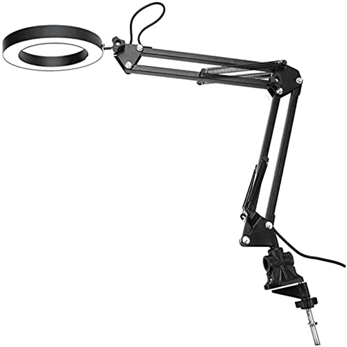 Adjustable Led Desk Lamp With Clamp Mount - Metal Foldable Table Lamp, Usb Eye-Care Reading Light For Home Office, Three Tone Desk Light #TOP6
