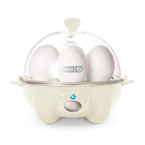Comparison: Best Poached Egg Maker 8 DASH Rapid Egg Cooker: 7 Egg Capacity Electric Egg Cooker for Hard Boiled Eggs, Poached Eggs, Scrambled Eggs, or Omelets with Auto Shut Off Feature - Cream