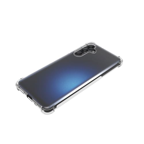 Image of Back Cover Transparent Soft Silicone Scratch Resistant Anti Slip Back Cover Case for Samsung Galaxy M55 5G - Transparent