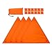 Xgdsnly High Visibility Orange Security Signs Kit Attachments Quick Setup Triangle Shape for Observation Outdoor Camp Tents