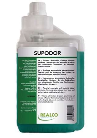 Supodor Destructeur d'odeurs enzymo-bactérien REALCO 1L