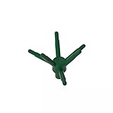 Gobricks GDS-1442 Plant, Flower Stem with Bar and 6 Stems 50PCS Compatible with Lego 19119 DIY Parts and MOC Components for Major Brick Brands Color:Dark Green 141