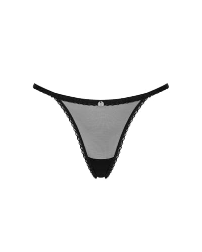 Obsessive Celia Noir Thong Black M/L
