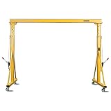 Contrx Telescopic Height Gantry Crane, 4000 Lb. Capacity, 8'-12' Adjustable Height, 8' Span