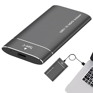 AOUZOVLI Externe Festplatten 2 TB,Ssd Externe Festplatte,Tragbar External Hard Drive,Datensicherung,Speich... Für Laptops,Schwarz,Mit 2 Adapterköpfen Und 1 Datenkabel