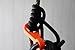 Prusik Lift Rope Slider, Climbing Rope Management Tool, Prusik Tender for Arborists and Hunting (Orange)
