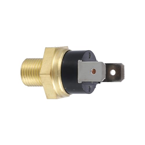 Interrupteur de capteur de température de ventilateur de refroidissement de moteur de radiateur automobile universel Unifizz 1/8'' NPT 140 degrés sur 125 degrés sur Off