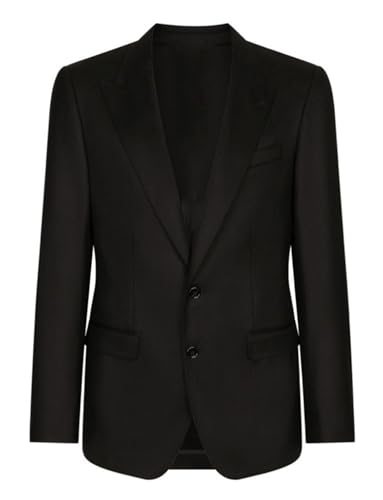 Men's Blazer Single Breasted Button Office Work Suit Jacket with Pockets