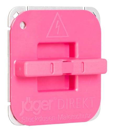 Jäger Direkt 100x Steckdosen Malerschutz, wiederverwendbar, für alle Steckdosen inkl. Schutzkontakt, ideal für Malerarbeiten, Tapezieren, Renovierungen, BioBased, Made in Germany