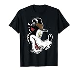 Big Bad Wolf Vintage Cartoon Animation Graphic T-Shirt