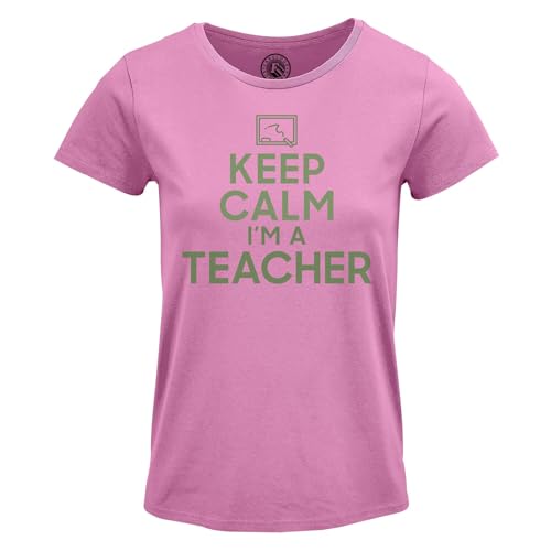 T-Shirt Enseignante Femme Métier Professeur Coton Col Rond