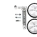 Aosekaa Children Bike Training Wheels Auxiliary Wheels Accessories Indoor and Outdoor Adjustable Stabilizers Heavy Duty Rear Wheel, White