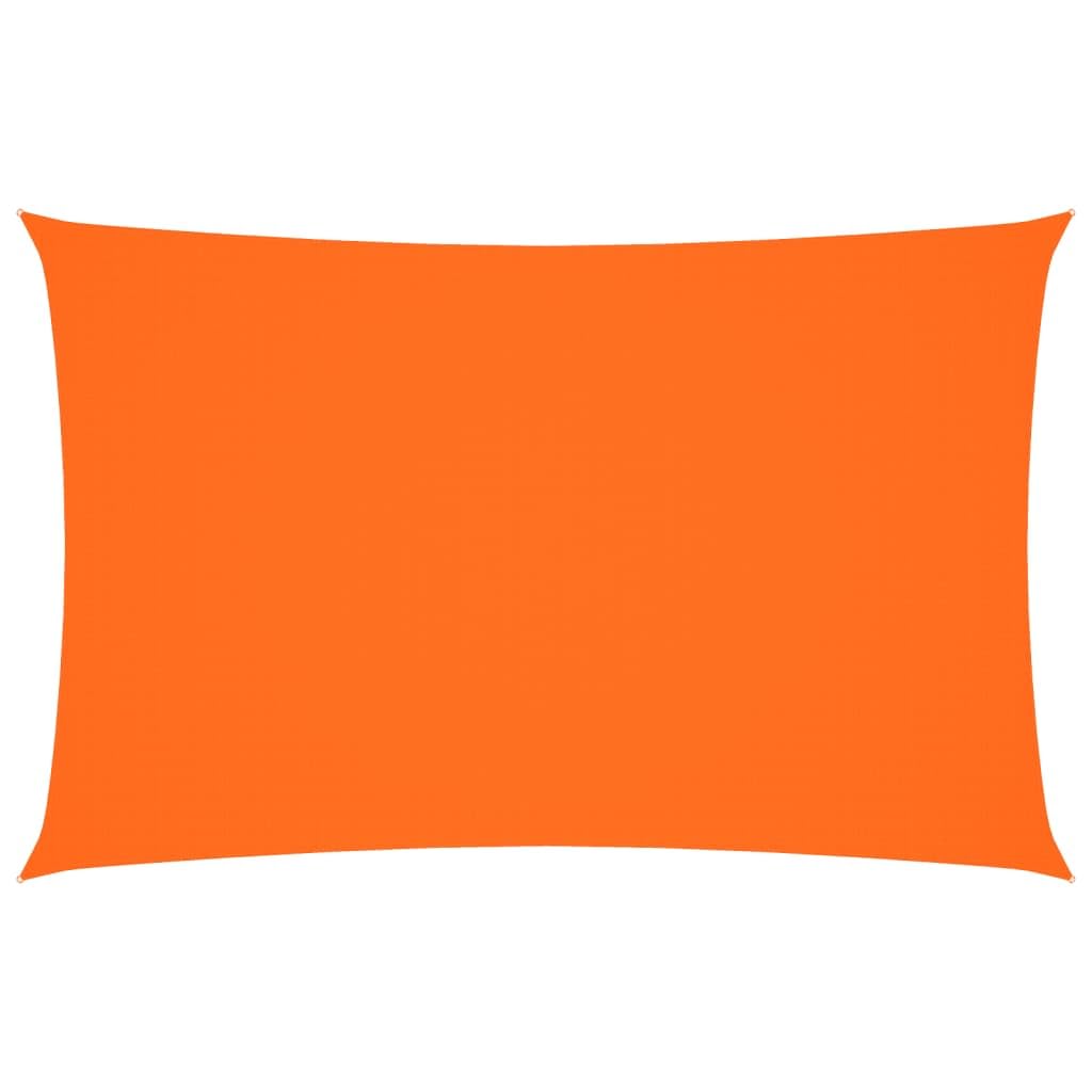 Toile ombrage protection UV orange 2x4,5 m imperméable en tissu Oxford pour bâche de jardin