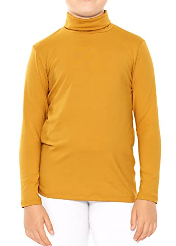 Image of STRETCH IS COMFORT Girl's Oh So Soft Long Sleeve Turtleneck | Youth Size 2-16