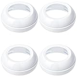 Replacement Nipple Collar Rings Compatible with Philips Avent Natural Baby Bottles, Fits 4oz, 9oz, 11oz Plastic & Glass, BPA-Free, Secure Latch, Leak-Proof Screw Cap Ring, 4-Pack