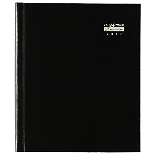 DayMinder Monthly Planner / Appointment Book 2017, Premiere, Hard Cover, 6-7/8 x 8-5/8