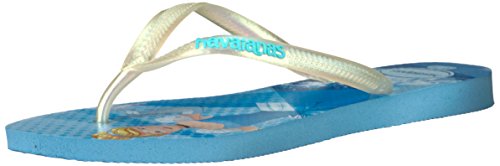 Havaianas Kids Slim Princess Flip Flop Sandal Blue Splash