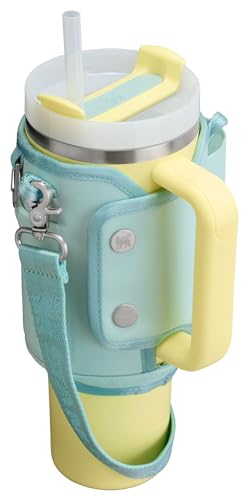 Image of STANLEY All Day Quencher Carry All for 40 oz Tumbler with Handle | Crossbody Bag with Phone Holder Pocket, Card Sleeve & Detachable Strap | Water Bottle Carrier Bag | BPA-Free |