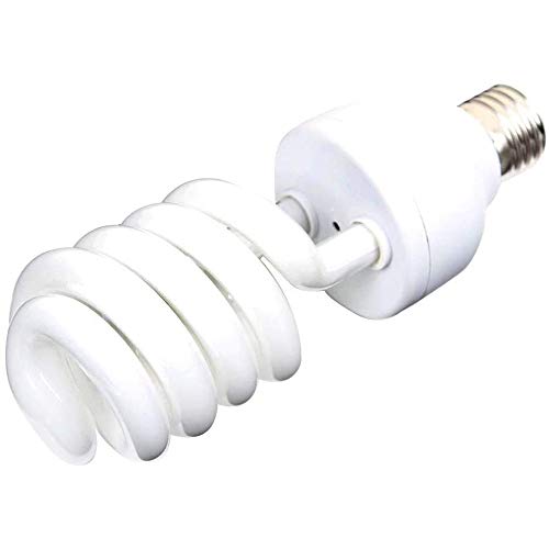 2x Lâmpadas Fluorescente 45W x 110Volts E27 5500K Daylight Luz Fria Contínua CFL para Estúdio