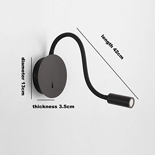 Foco de interior y exterior ajustable para libros en la cama y mesilla de noche 8