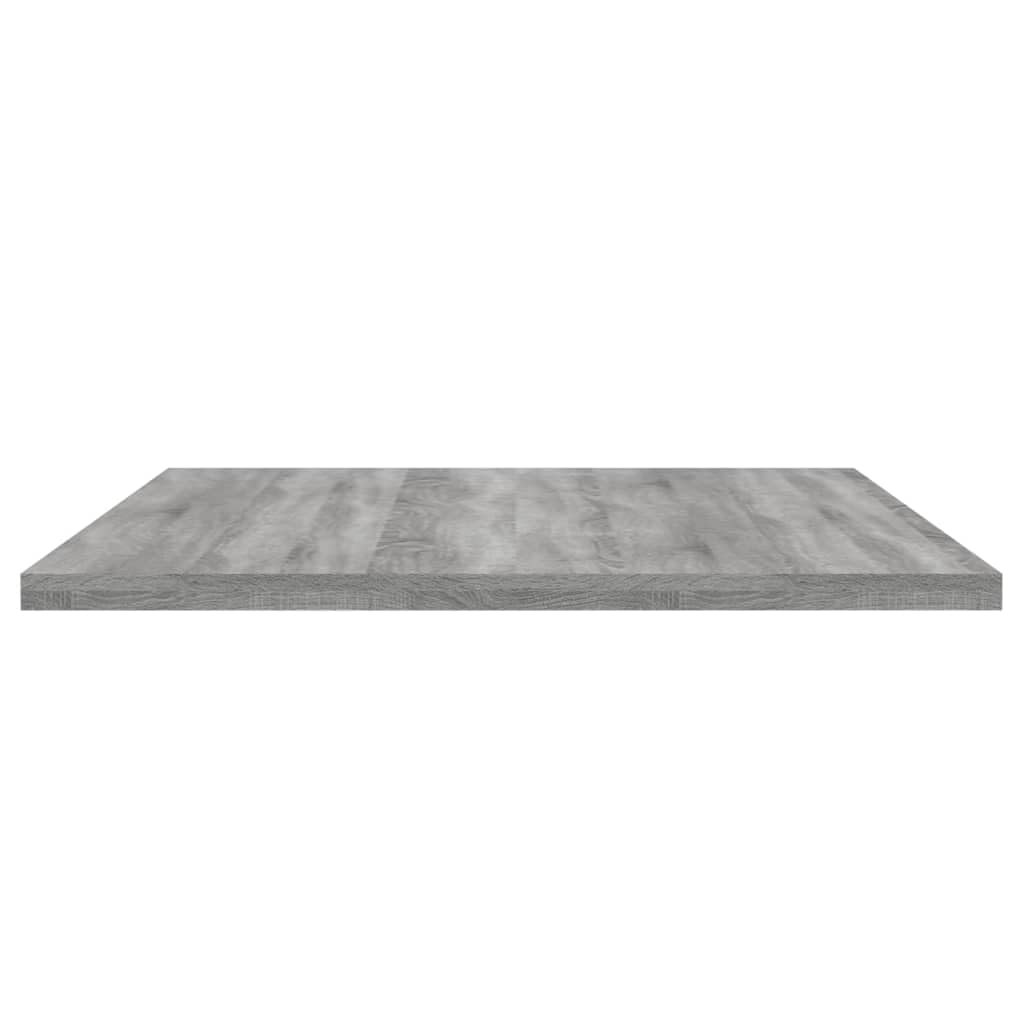 Wandregale 4 STK Grau Sonoma 80x40x1,5 cm Holzwerkstoff, Robustes Regalsystem für Wohnzimmer Büro Keller, multifunktionales Steckregal zur Aufbewahrung und Ordnung