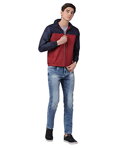 Image of Plutus Men's Windproof Hooded Water Resistant Windbreaker