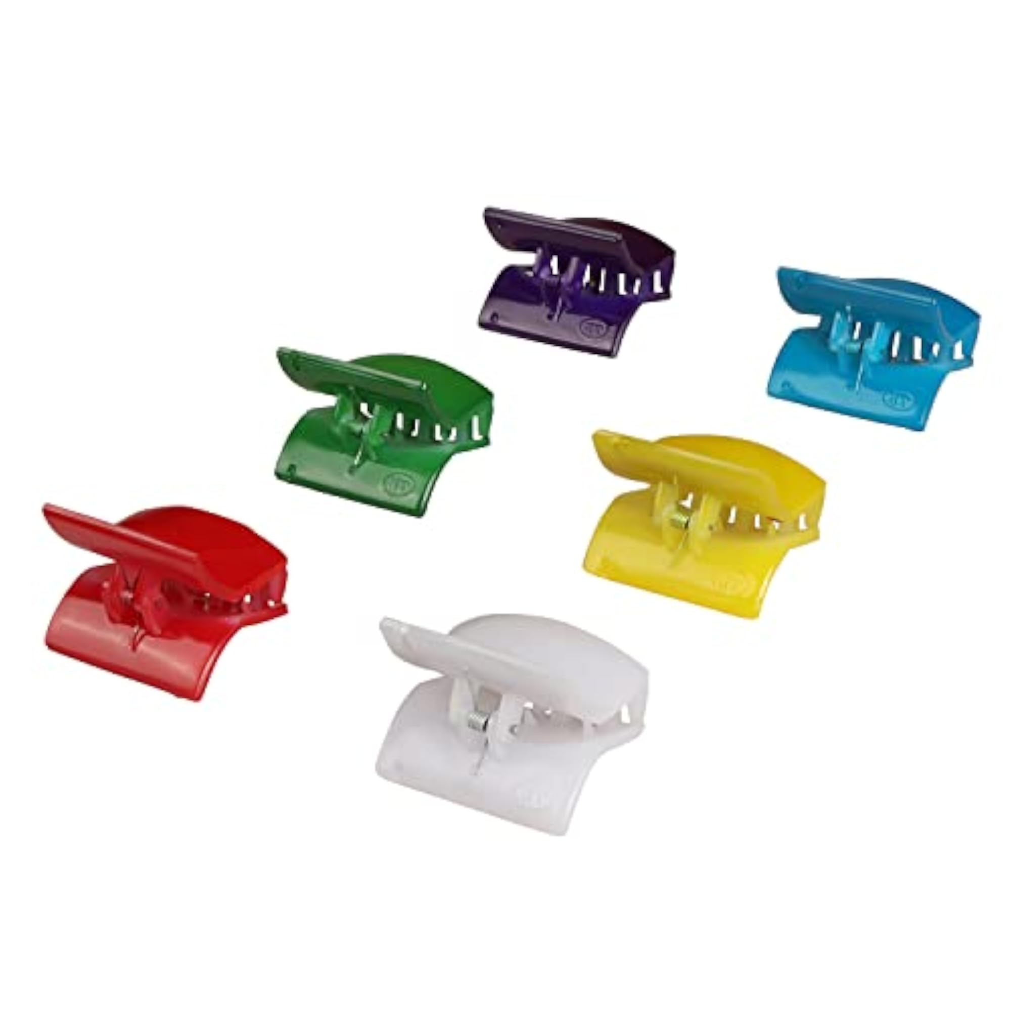 Set of 6 Medium Size Acrylic Claw Hair Clips