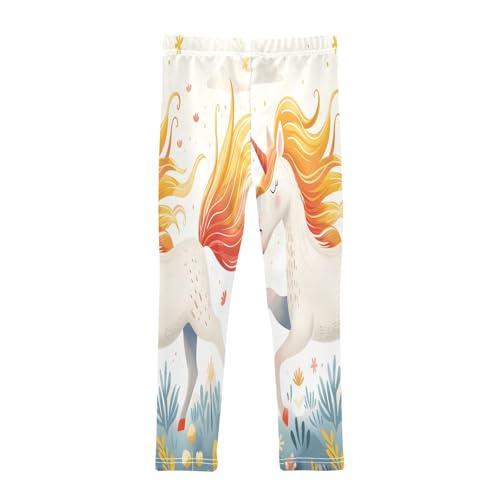 Toddler Girls Leggings Printed Yoga Pants Leggings Running Lovely Unicorn for Kids2