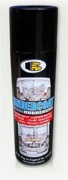 Bosny Undercoat Rubberized Prevent Corrosion, Stone-chip Damage and Road Noise 600ml