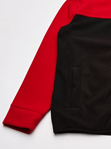 Nautica Boys' Big Full Zip Jacket, Kangaroo Pockets, Made With Lightweight Fleece, Red, 14-16 #TOP2