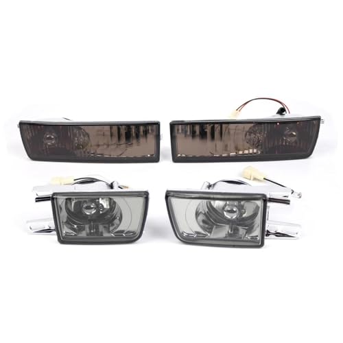 Luces de giro para VW Golf 1993 viaje seguro con pilotos antiniebla ahumados Jetta