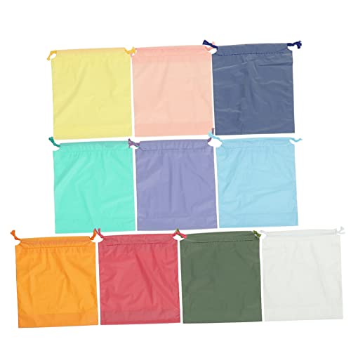 OATIPHO 10 Piezas Bolsa De Almacenamiento Bolsas Grandes Bolso Grande Con Cordón Bolsas De Almacenamiento De Ropa Bolsa De Embalaje De Ropa Bolsa Con Cordón Educación Física