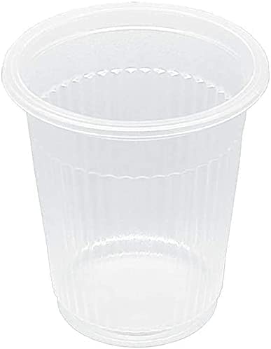 TELEVASO 1000 uds   Vasos de color transparente, de polipropileno (PP)   Capacidad de 100 ml   reciclables