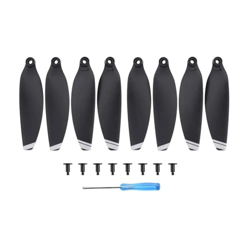Hélices Drone Light 4726 argentées : Lot de 8 pales haute performance